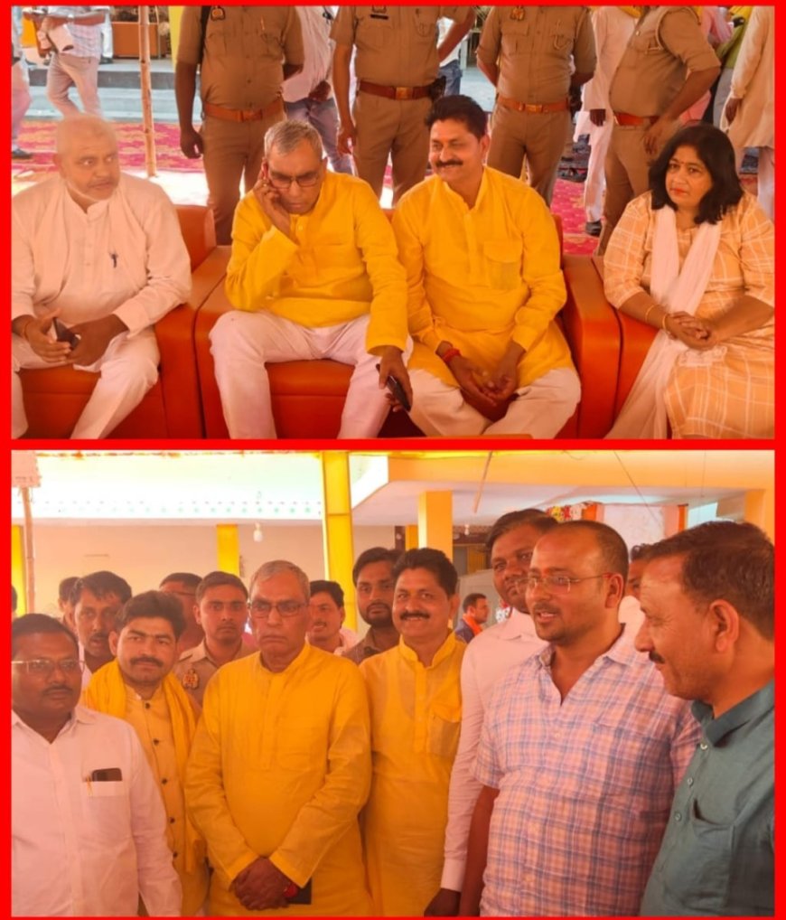 मंत्री ओमप्रकाश राजभर के घर जाकर प्रधान संघ जिलाध्यक्ष राकेश कुमार सिंह ने कीया शोक संवेदना व्यक्त