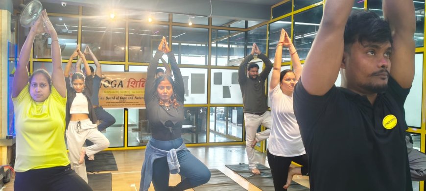 इन्डियन बोर्ड ऑफ योगा एण्ड नैचुरोपैथिक मेडिसिन ट्रस्ट द्वारा योग शिविर आयोजित